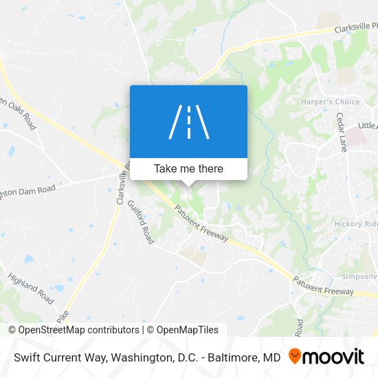 Swift Current Way map