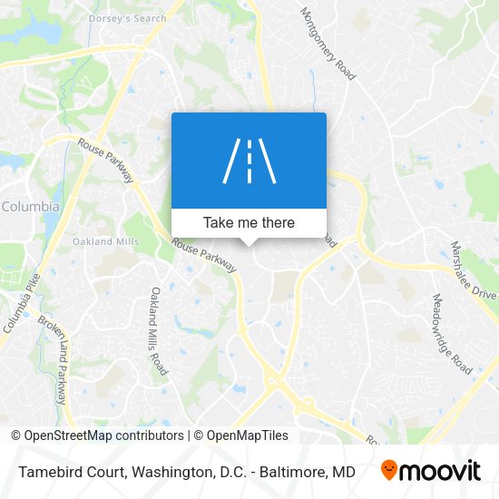 Tamebird Court map