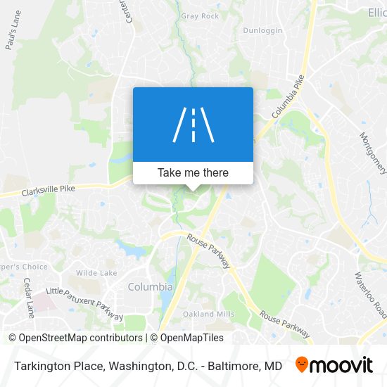 Tarkington Place map