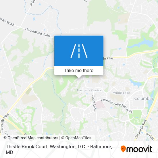 Thistle Brook Court map