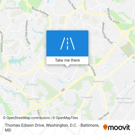 Thomas Edison Drive map
