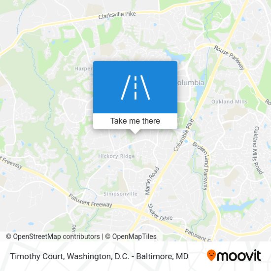 Mapa de Timothy Court