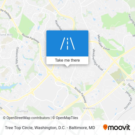 Tree Top Circle map