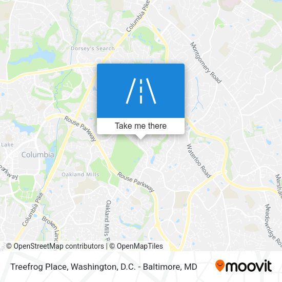 Treefrog Place map