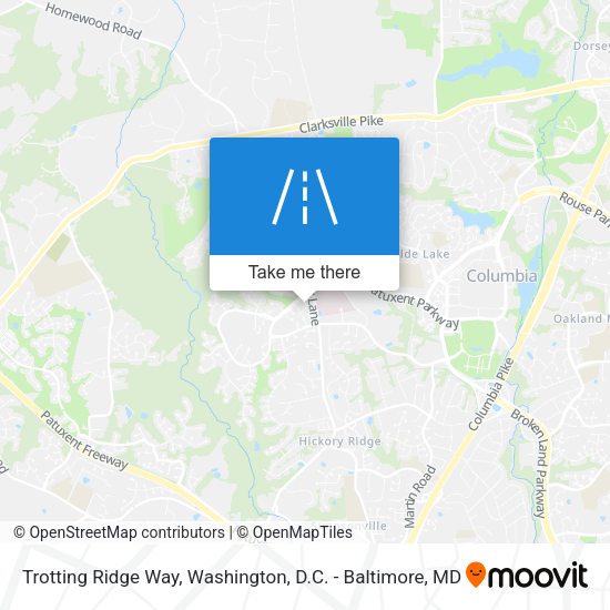 Mapa de Trotting Ridge Way