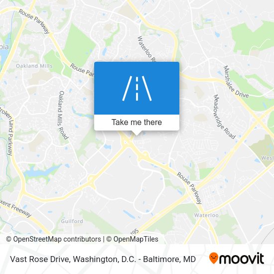 Vast Rose Drive map