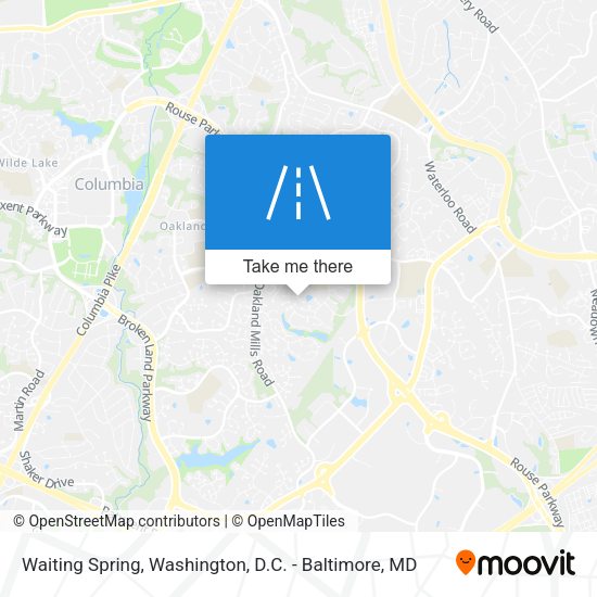 Mapa de Waiting Spring