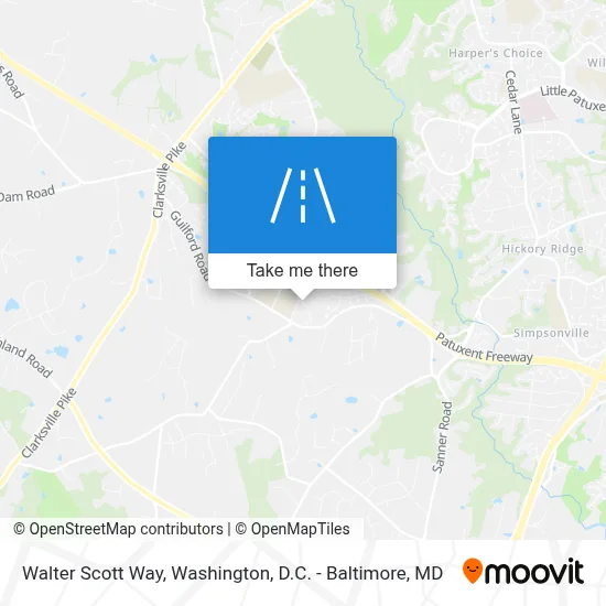 Walter Scott Way map