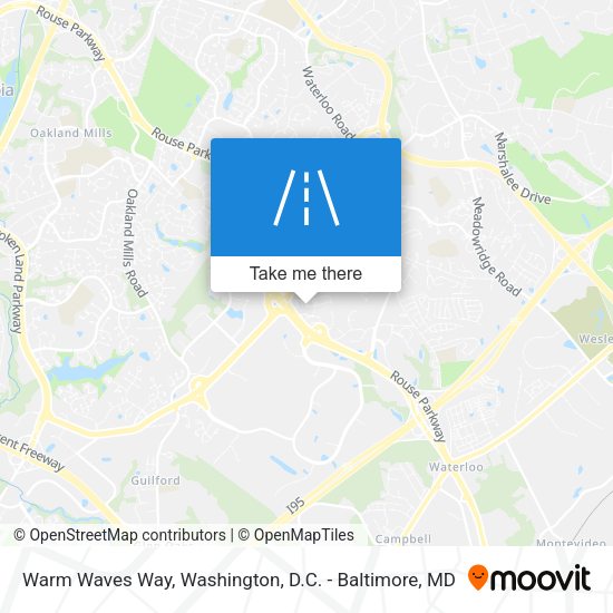 Mapa de Warm Waves Way