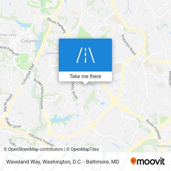 Waveland Way map