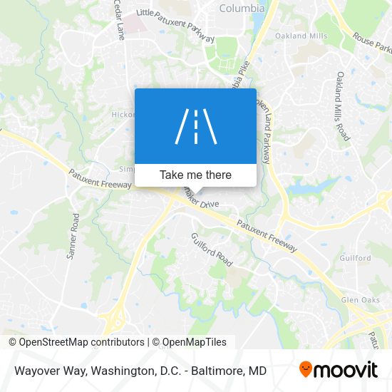 Mapa de Wayover Way