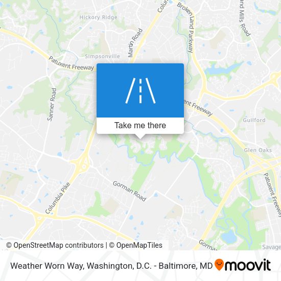 Weather Worn Way map