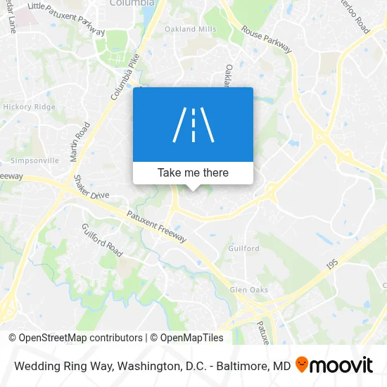 Wedding Ring Way map