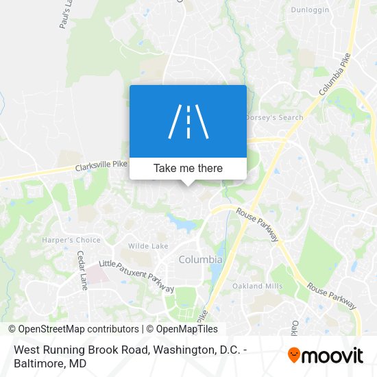 Mapa de West Running Brook Road