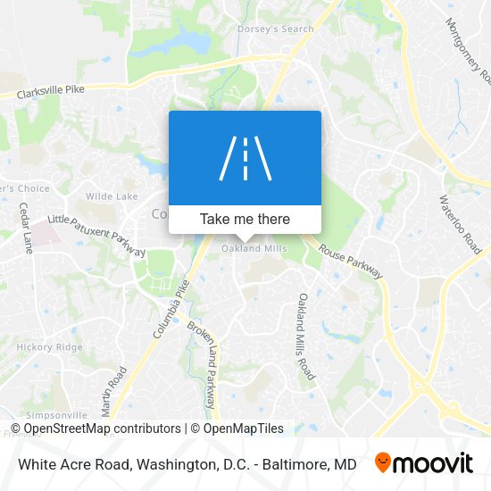 White Acre Road map