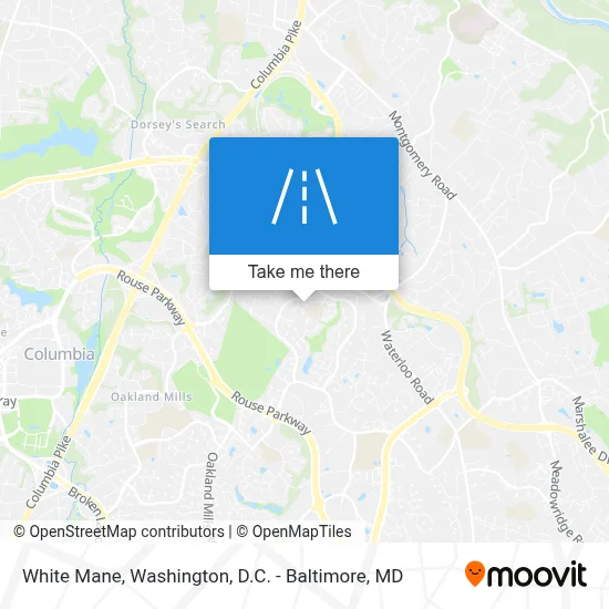 White Mane map