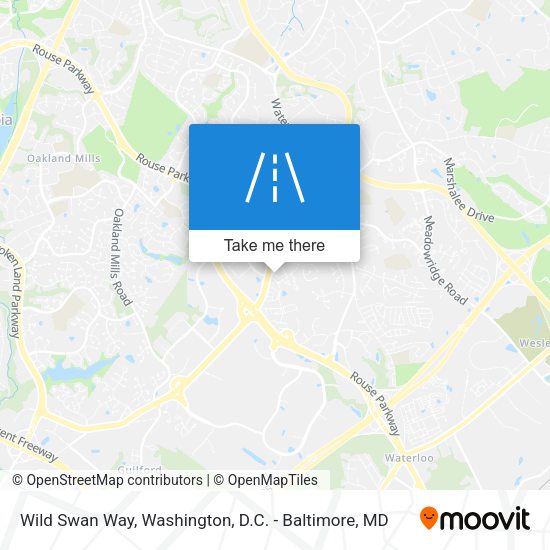 Wild Swan Way map