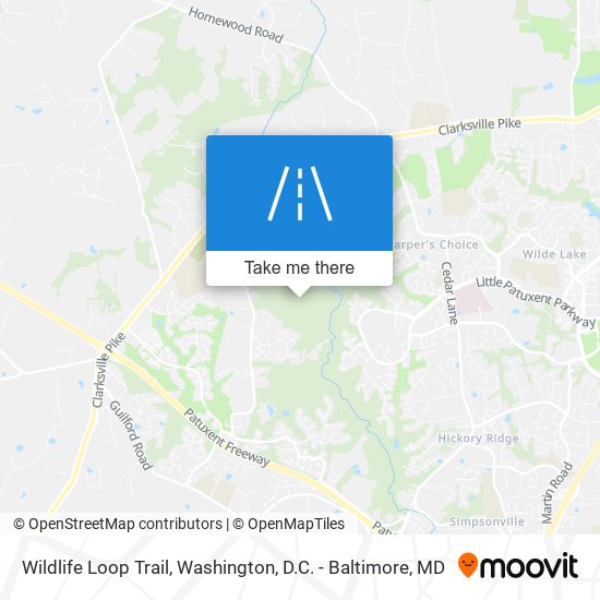 Wildlife Loop Trail map
