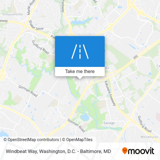Windbeat Way map