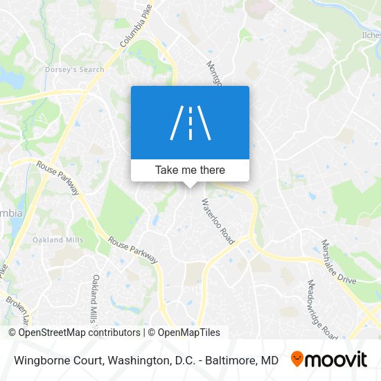 Mapa de Wingborne Court