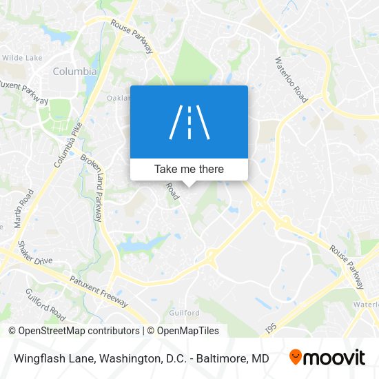 Mapa de Wingflash Lane