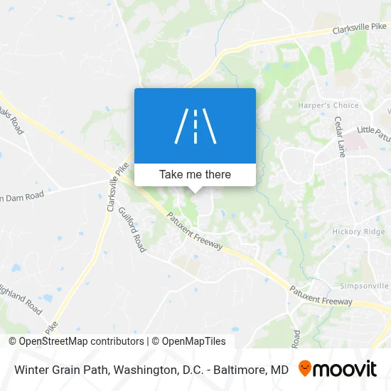 Winter Grain Path map