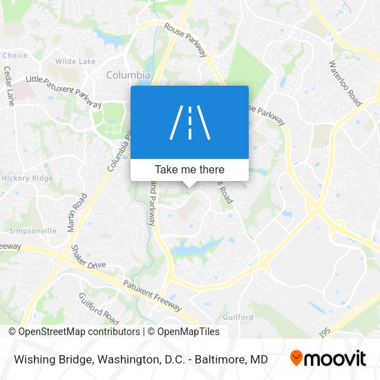 Wishing Bridge map