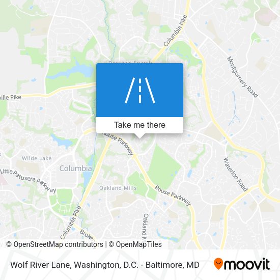 Mapa de Wolf River Lane