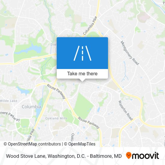 Wood Stove Lane map