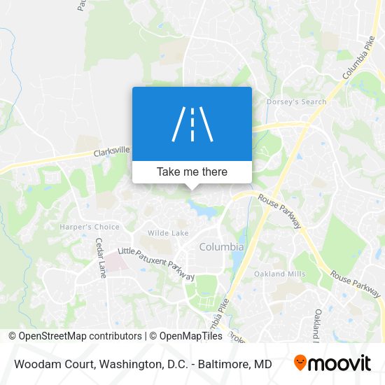 Mapa de Woodam Court