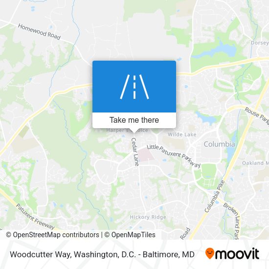 Woodcutter Way map