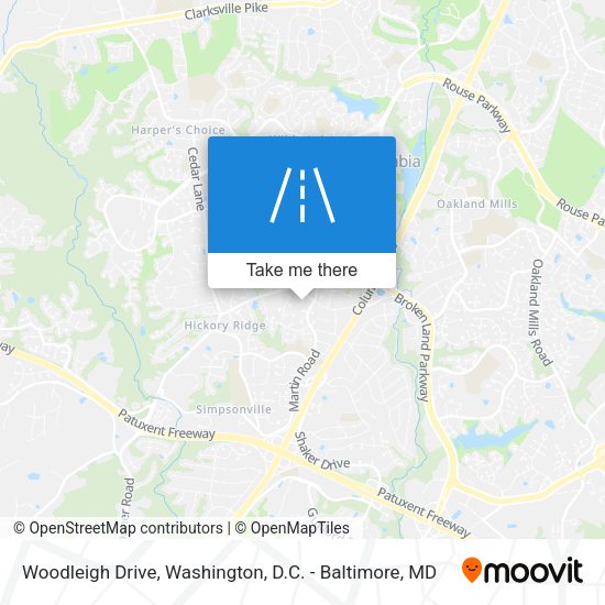 Woodleigh Drive map
