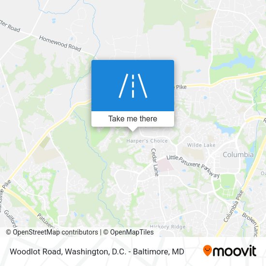 Mapa de Woodlot Road