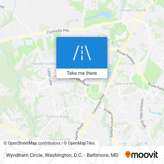 Wyndham Circle map