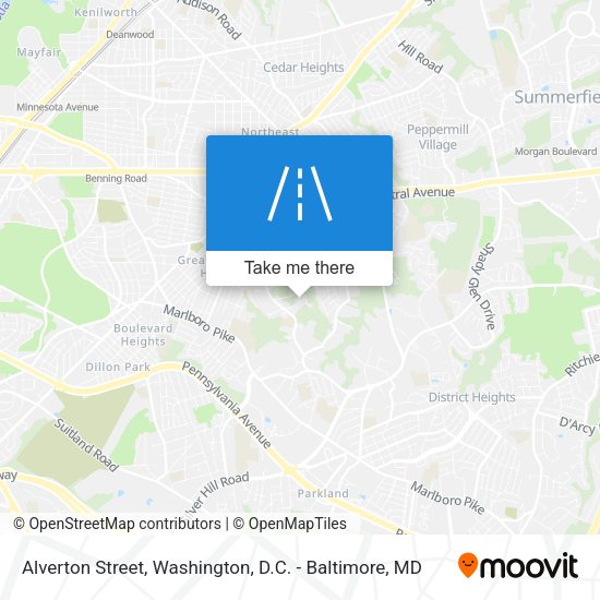 Alverton Street map