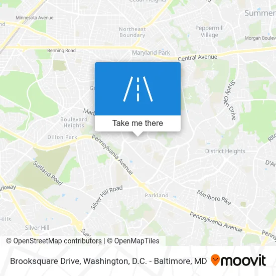 Brooksquare Drive map
