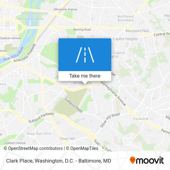 Clark Place map