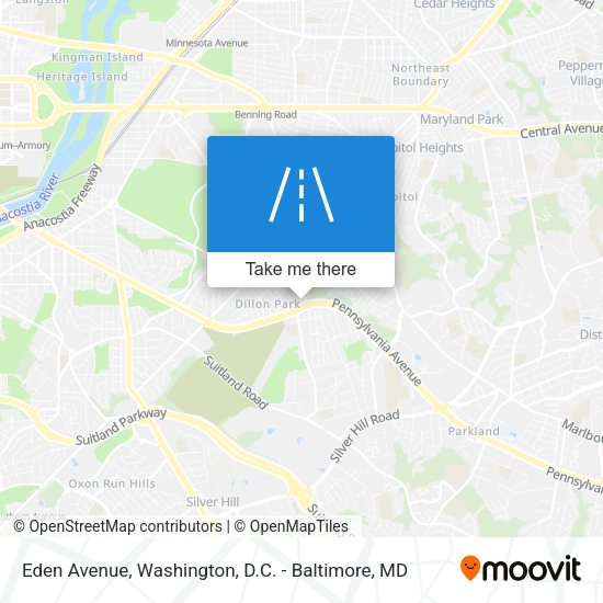 Eden Avenue map