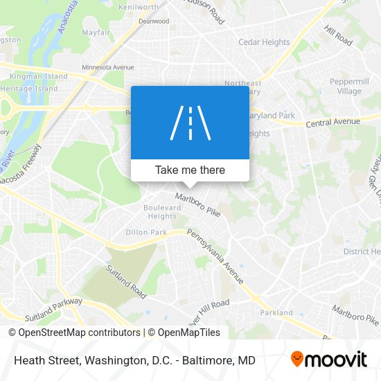 Mapa de Heath Street