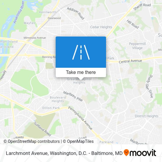 Larchmont Avenue map