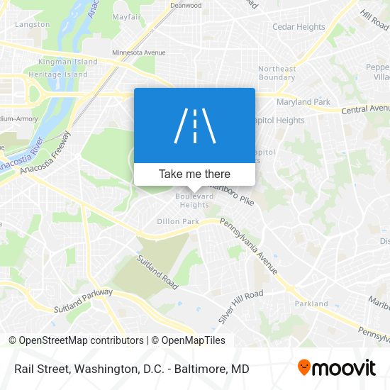 Rail Street map