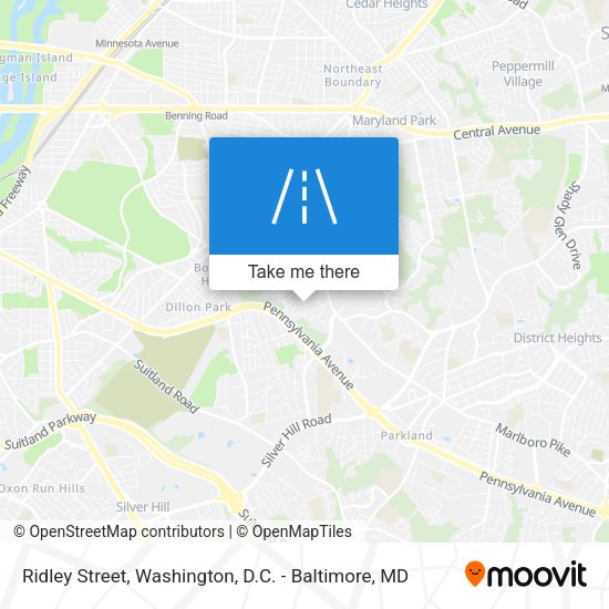 Ridley Street map