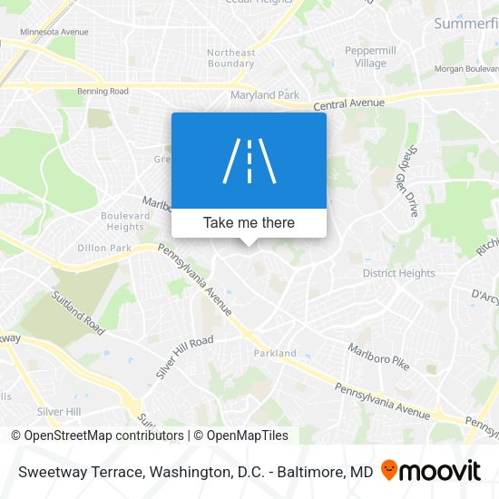Sweetway Terrace map