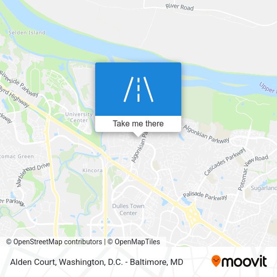 Mapa de Alden Court