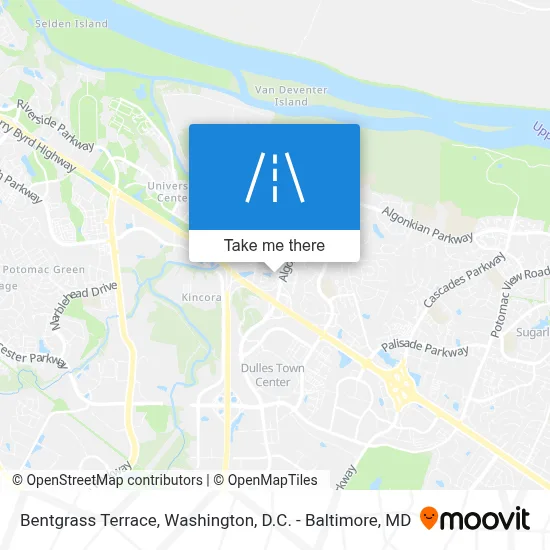 Bentgrass Terrace map