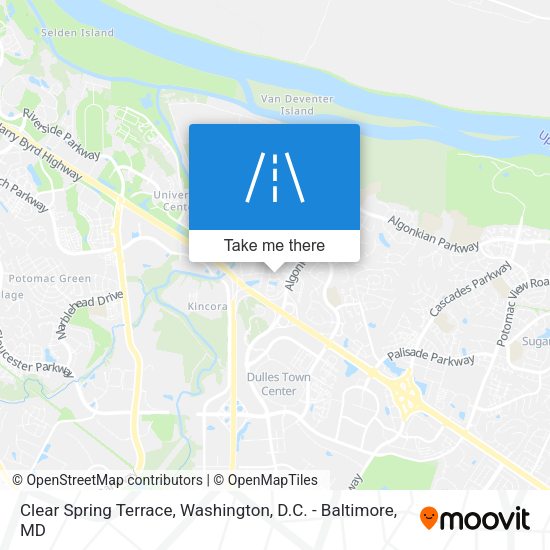 Clear Spring Terrace map