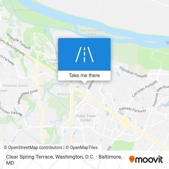 Clear Spring Terrace map
