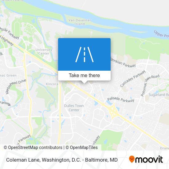 Coleman Lane map