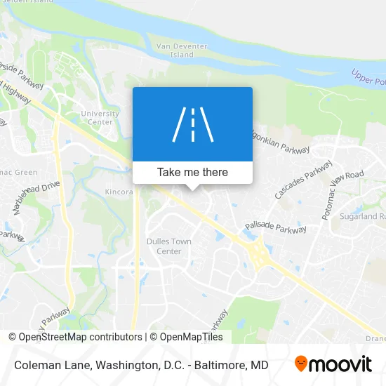 Coleman Lane map