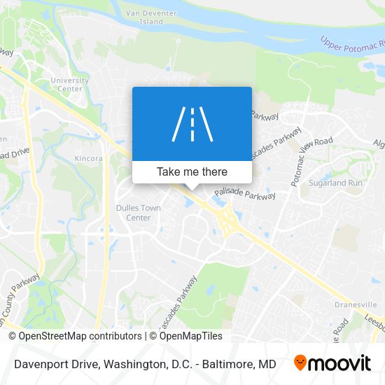 Davenport Drive map